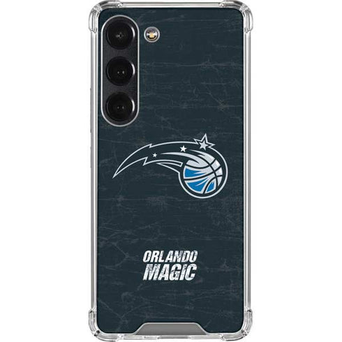NBA Orlando Magic Black Secondary Logo Galaxy S23 Clear Case