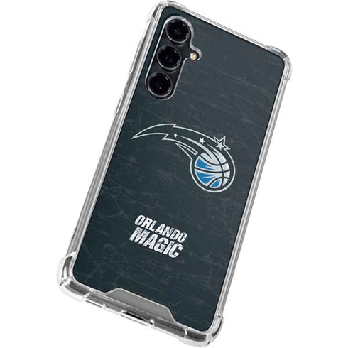NBA Orlando Magic Black Secondary Logo Galaxy S23 FE Clear Case