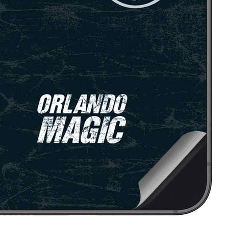NBA Orlando Magic Black Secondary Logo Galaxy S23 FE Skin