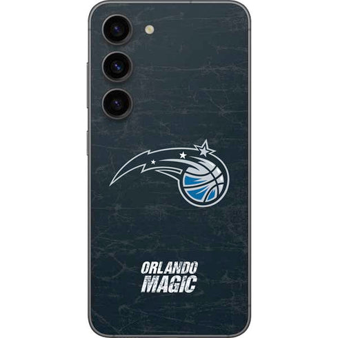 NBA Orlando Magic Black Secondary Logo Galaxy S23 Skin