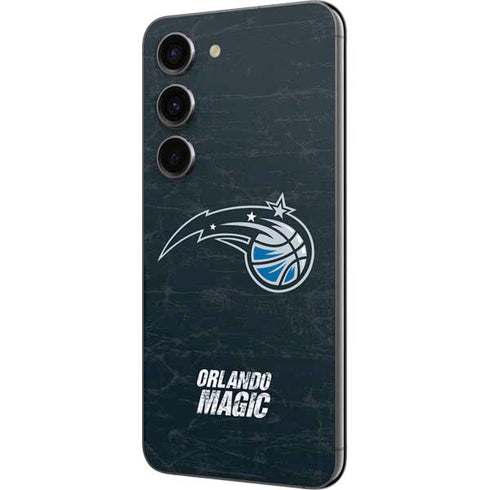 NBA Orlando Magic Black Secondary Logo Galaxy S23 Skin