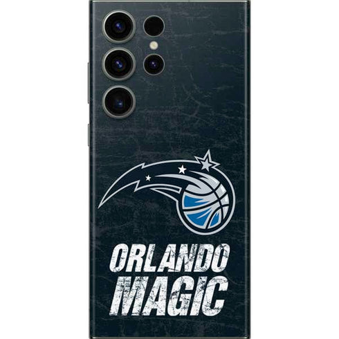 NBA Orlando Magic Black Secondary Logo Galaxy S23 Ultra Skin