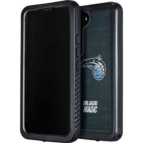 NBA Orlando Magic Black Secondary Logo Galaxy S23 Waterproof Case