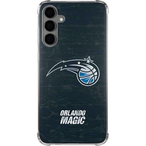 NBA Orlando Magic Black Secondary Logo Galaxy S24 Plus Clear Case