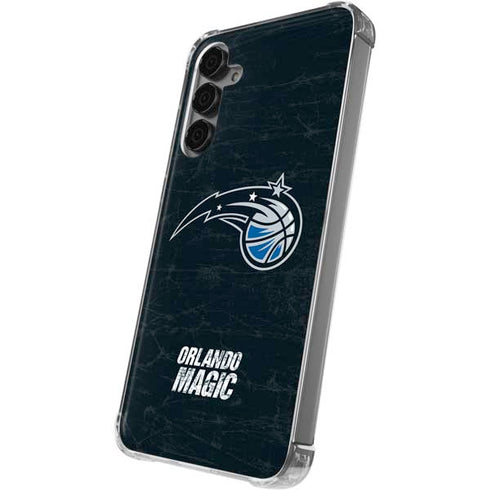 NBA Orlando Magic Black Secondary Logo Galaxy S24 Plus Clear Case