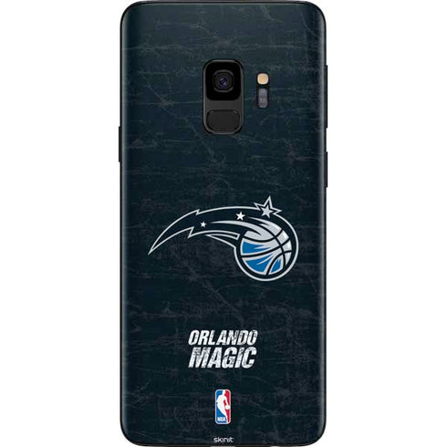 NBA Orlando Magic Black Secondary Logo Galaxy S9 Skin
