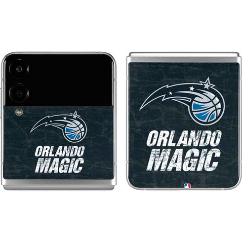 NBA Orlando Magic Black Secondary Logo Galaxy Z Flip4 5G Skin