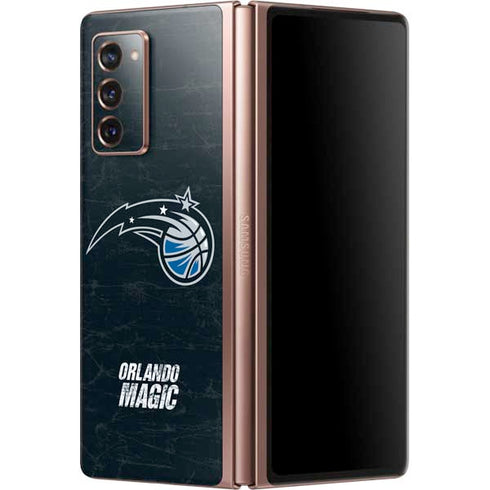 NBA Orlando Magic Black Secondary Logo Galaxy Z Fold2 5G Skin