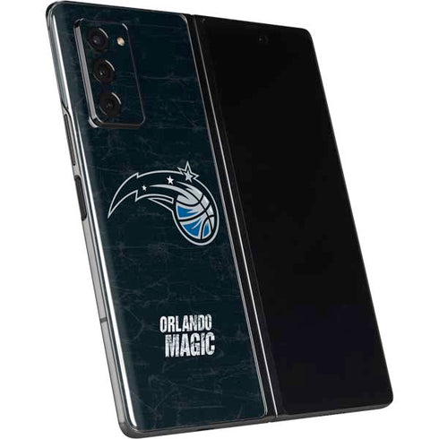 NBA Orlando Magic Black Secondary Logo Galaxy Z Fold2 5G Skin