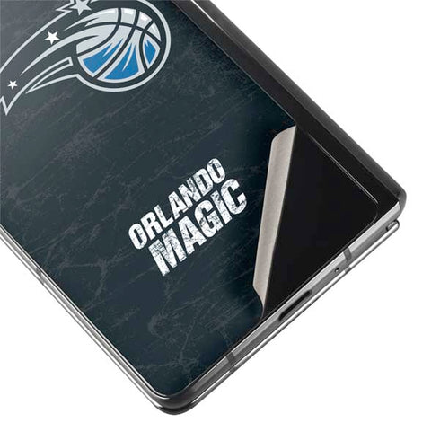 NBA Orlando Magic Black Secondary Logo Galaxy Z Fold2 5G Skin