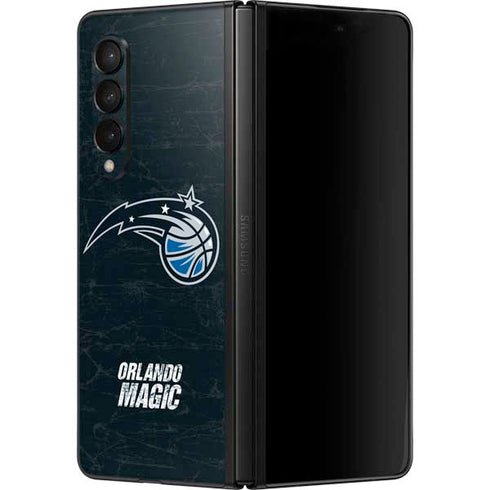 NBA Orlando Magic Black Secondary Logo Galaxy Z Fold3 5G Skin
