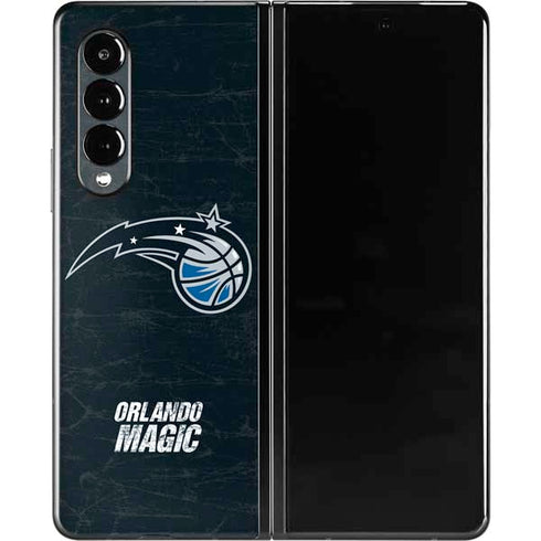 NBA Orlando Magic Black Secondary Logo Galaxy Z Fold3 5G Skin