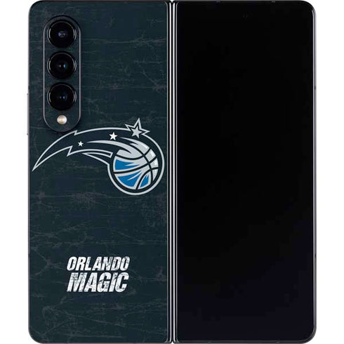 NBA Orlando Magic Black Secondary Logo Galaxy Z Fold4 5G Skin