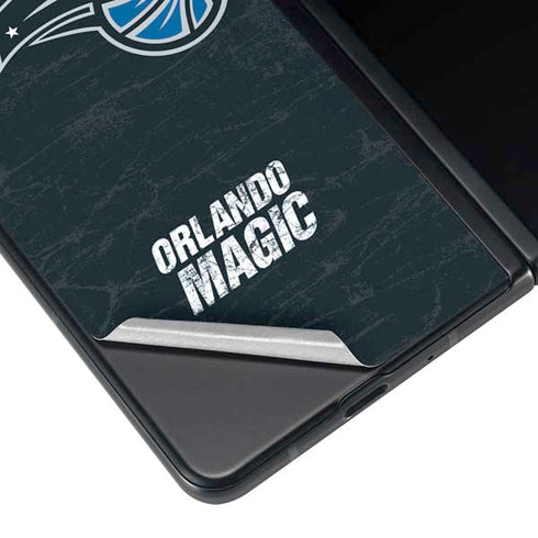 NBA Orlando Magic Black Secondary Logo Galaxy Z Fold4 5G Skin