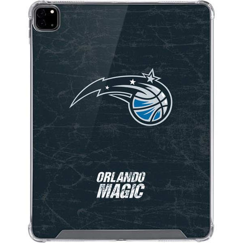 NBA Orlando Magic Black Secondary Logo iPad Pro 12.9in (2020) Clear Case
