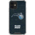 NBA Orlando Magic Black Secondary Logo iPhone 12 Clear Case