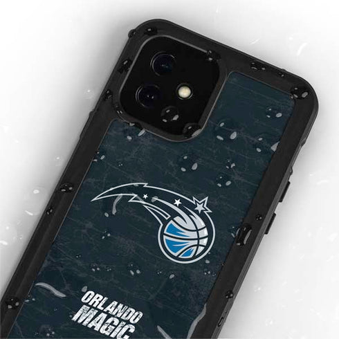 NBA Orlando Magic Black Secondary Logo iPhone 12 Mini Waterproof Case