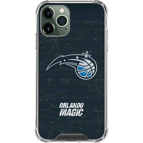 NBA Orlando Magic Black Secondary Logo iPhone 12 Pro Clear Case
