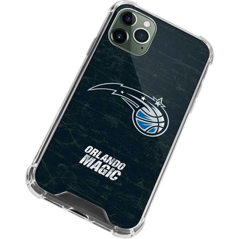 NBA Orlando Magic Black Secondary Logo iPhone 12 Pro Clear Case