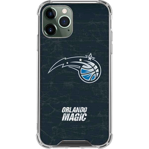 NBA Orlando Magic Black Secondary Logo iPhone 12 Pro Max Clear Case