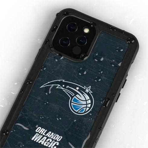 NBA Orlando Magic Black Secondary Logo iPhone 12 Pro Waterproof Case