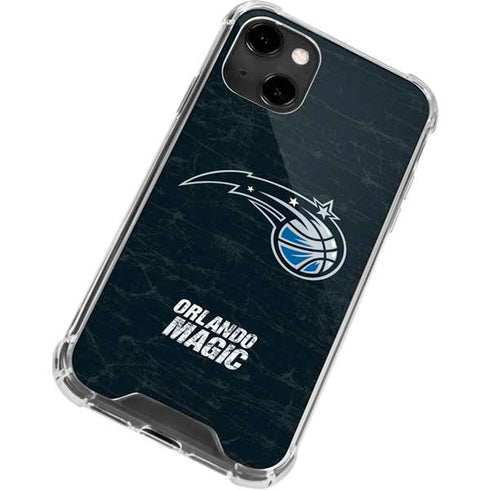 NBA Orlando Magic Black Secondary Logo iPhone 13 Clear Case