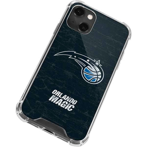 NBA Orlando Magic Black Secondary Logo iPhone 13 Mini Clear Case