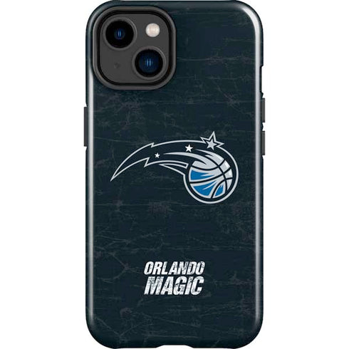 NBA Orlando Magic Black Secondary Logo iPhone 14 Plus Impact Case