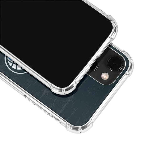 NBA Orlando Magic Black Secondary Logo iPhone 15 Plus Clear Case