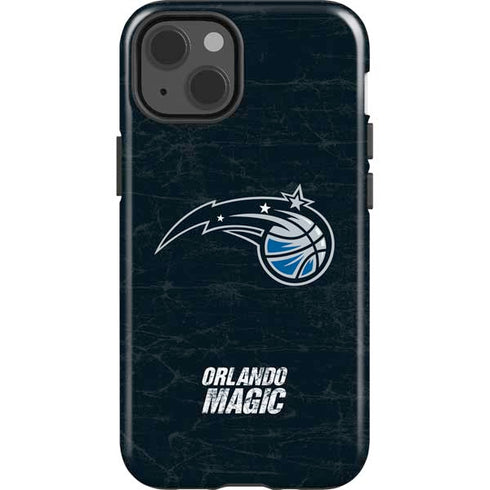 NBA Orlando Magic Black Secondary Logo iPhone 15 Impact Case