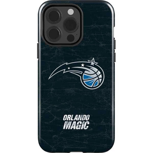 NBA Orlando Magic Black Secondary Logo iPhone 15 Pro Impact Case