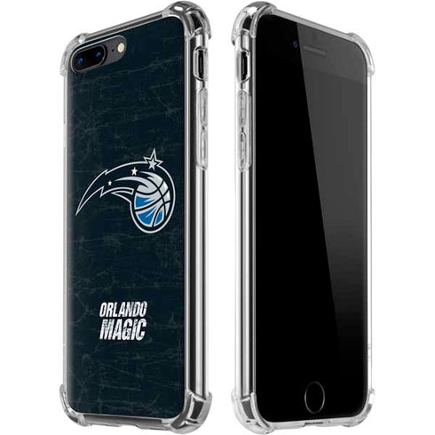 NBA Orlando Magic Black Secondary Logo iPhone 7/8 Plus Clear Case