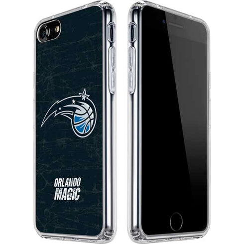 NBA Orlando Magic Black Secondary Logo iPhone SE (2nd & 3rd Gen) Clear Case