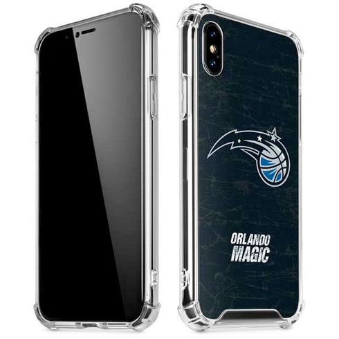 NBA Orlando Magic Black Secondary Logo iPhone XS Max Clear Case