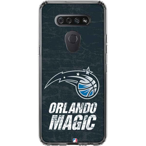 NBA Orlando Magic Black Secondary Logo LG K51/Q51 Clear Case