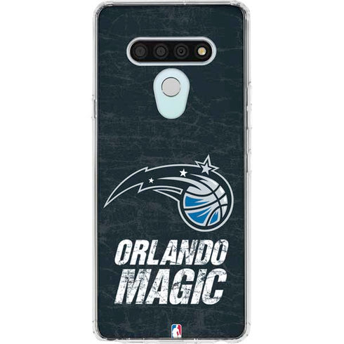 NBA Orlando Magic Black Secondary Logo LG Stylo 6 Clear Case
