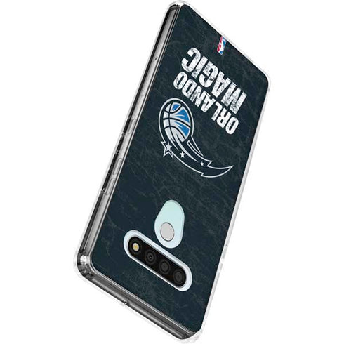 NBA Orlando Magic Black Secondary Logo LG Stylo 6 Clear Case