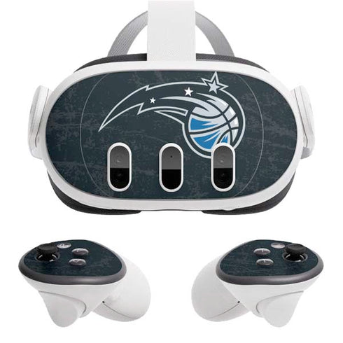 NBA Orlando Magic Black Secondary Logo Meta Quest 3 Skin