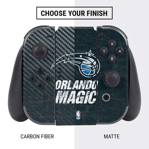 NBA Orlando Magic Black Secondary Logo Nintendo Switch Bundle Skin