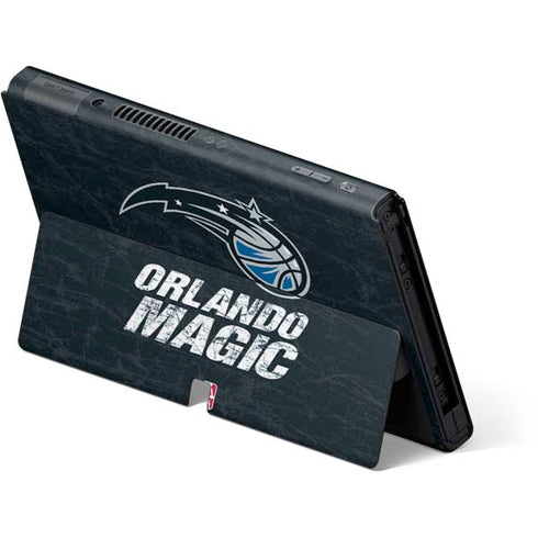 NBA Orlando Magic Black Secondary Logo Nintendo Switch OLED (2021) Skin