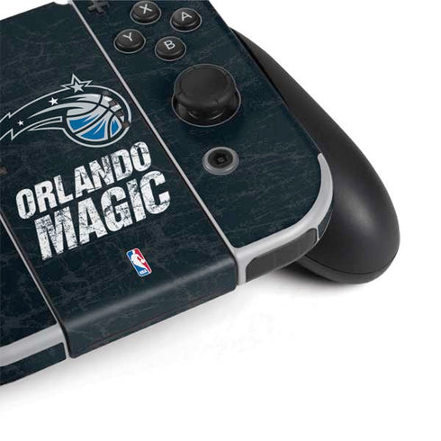 NBA Orlando Magic Black Secondary Logo Nintendo Switch OLED (2021) Skin