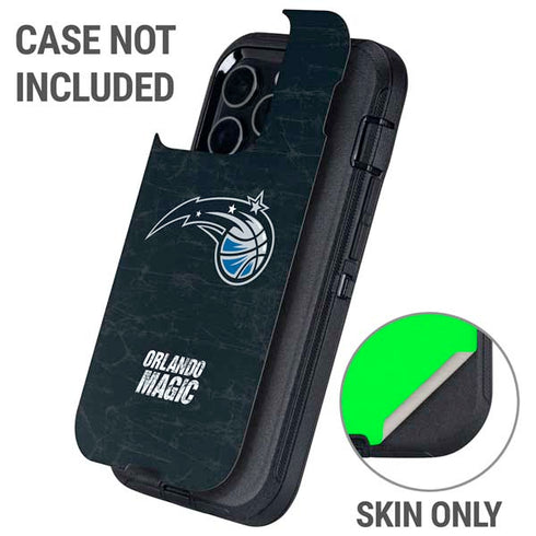 NBA Orlando Magic Black Secondary Logo Otterbox Defender iPhone Skin