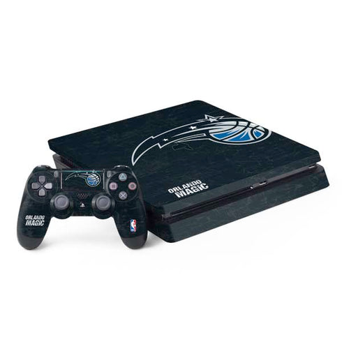 NBA Orlando Magic Black Secondary Logo PS4 Slim Bundle Skin