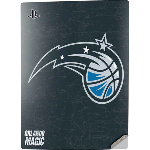 NBA Orlando Magic Black Secondary Logo PS5 Digital Edition Console Skin
