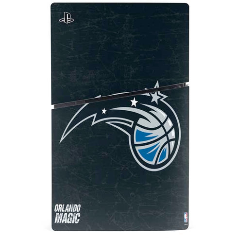 NBA Orlando Magic Black Secondary Logo PS5 Slim Disk Bundle Skin
