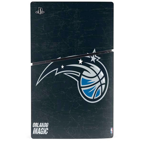 NBA Orlando Magic Black Secondary Logo PS5 Slim Digital Edition Bundle Skin