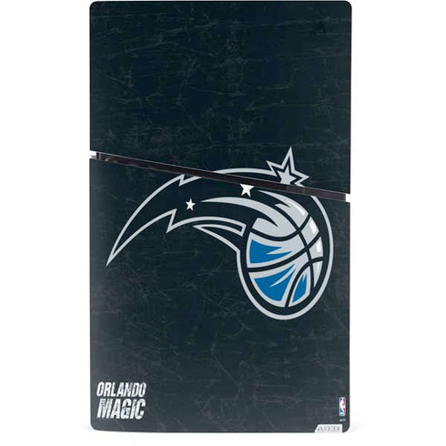 NBA Orlando Magic Black Secondary Logo PS5 Slim Digital Edition Console Skin