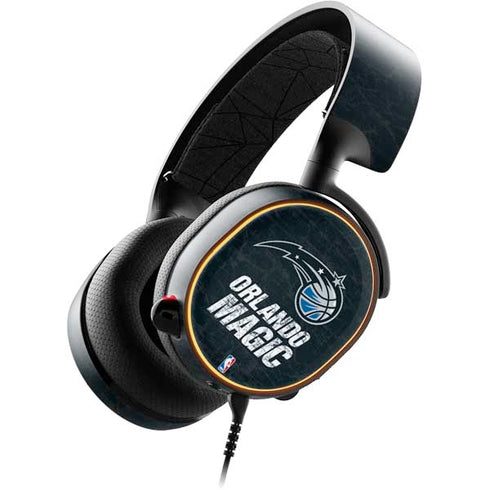 NBA Orlando Magic Black Secondary Logo SteelSeries Arctis 5 Skin