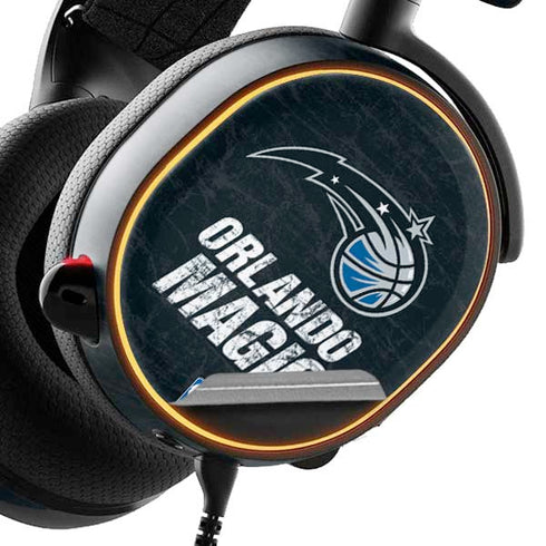 NBA Orlando Magic Black Secondary Logo SteelSeries Arctis 5 Skin