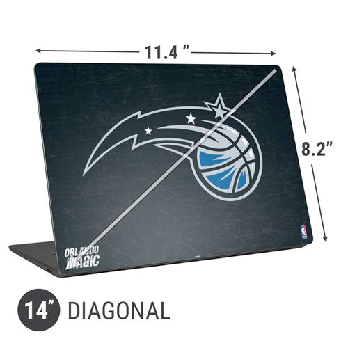NBA Orlando Magic Black Secondary Logo Universal Laptop 14in (11.4 x 8.2in) Skin